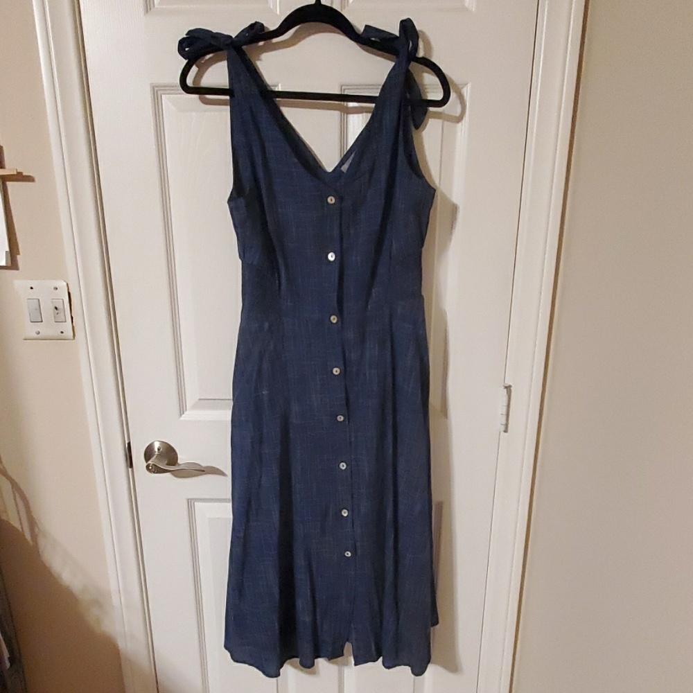 Jean style button up dress